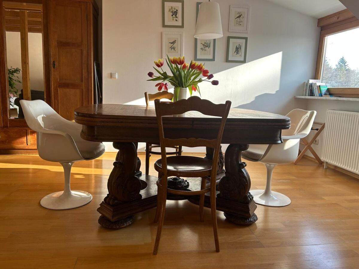 Grosse Wohnung Mit Dachterrasse In Starnberg Exterior foto